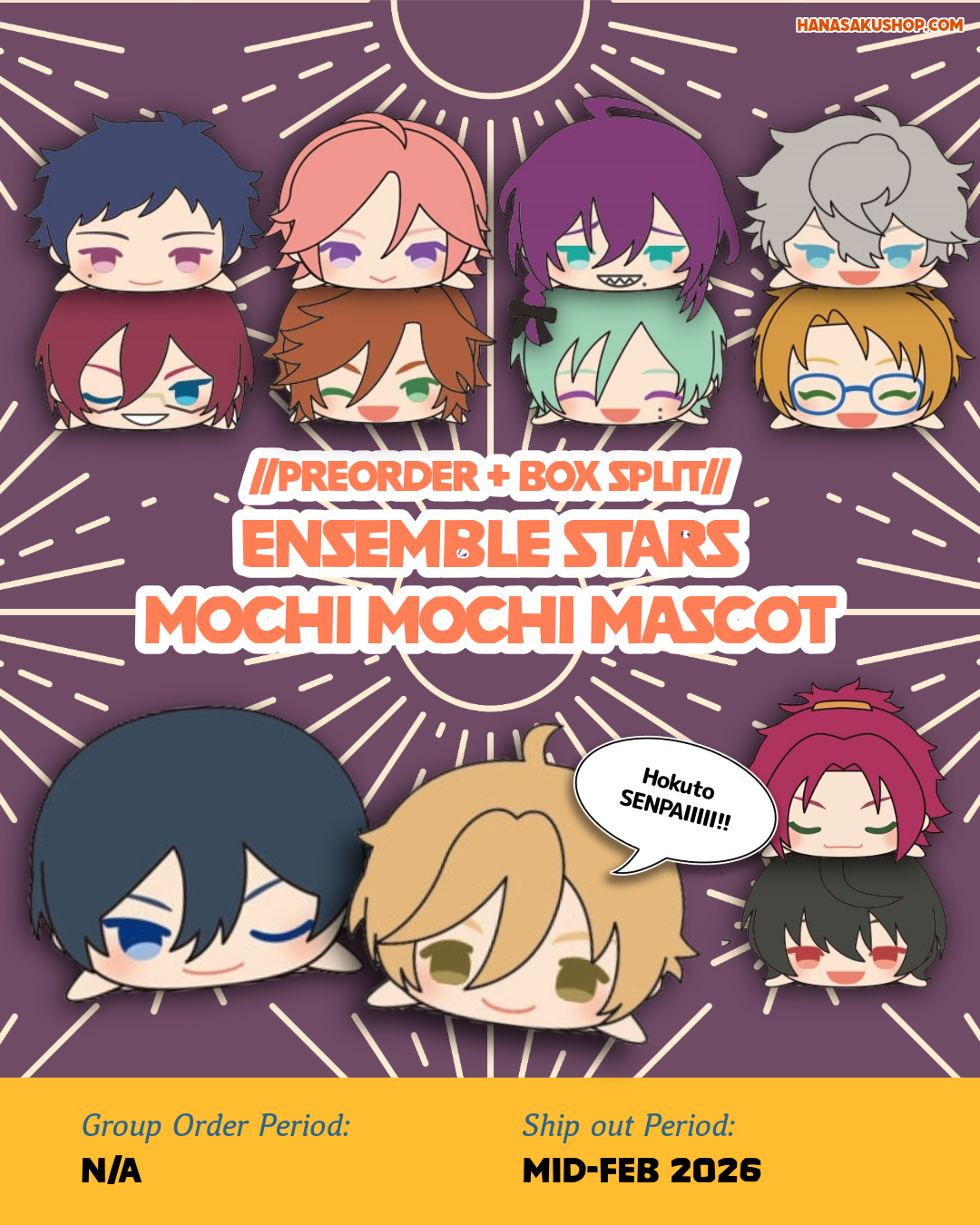 Ensemble Stars Mochimochi Mascot