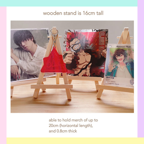 anime merchandise wooden display stand