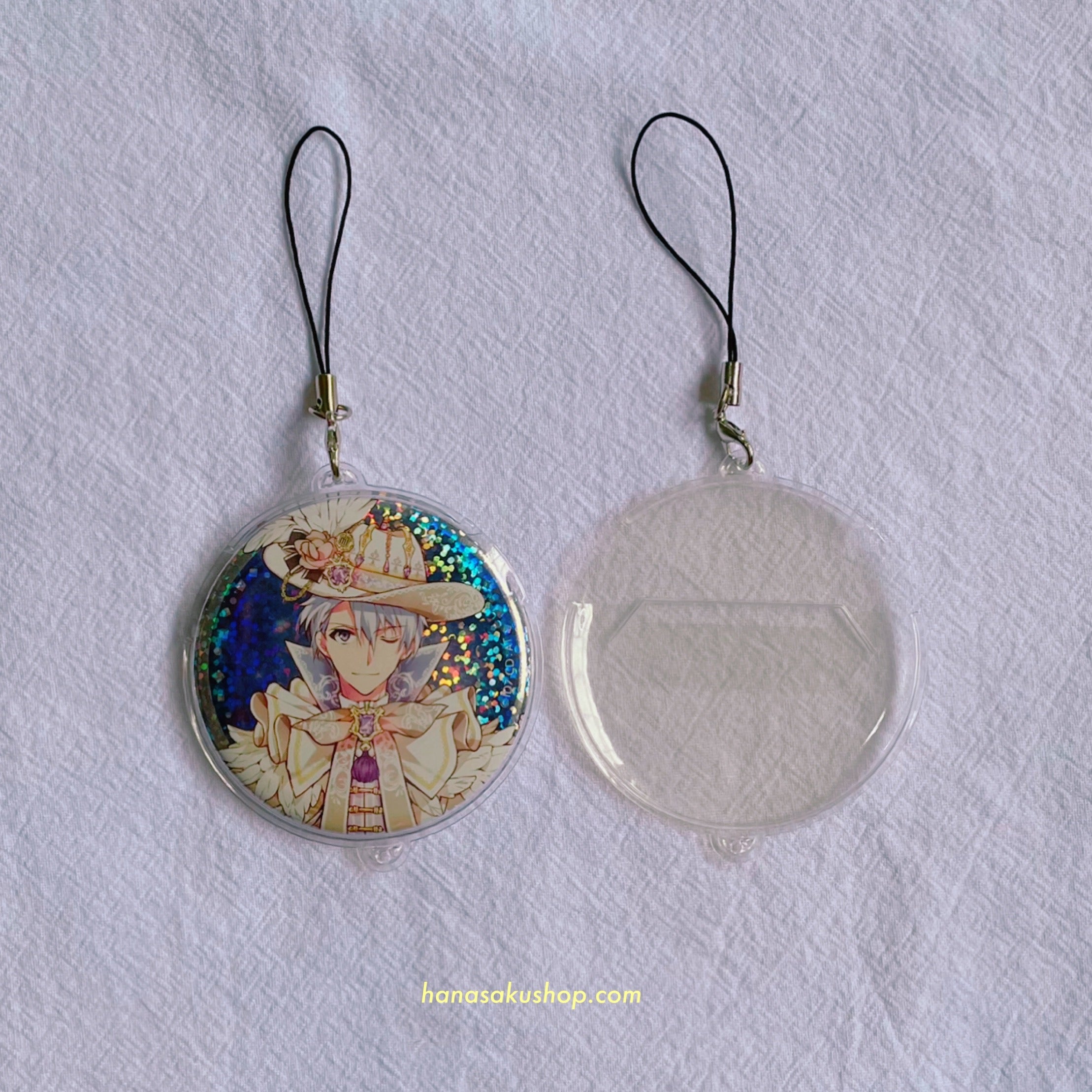 keychain badge protector for 56mm to 58mm badges