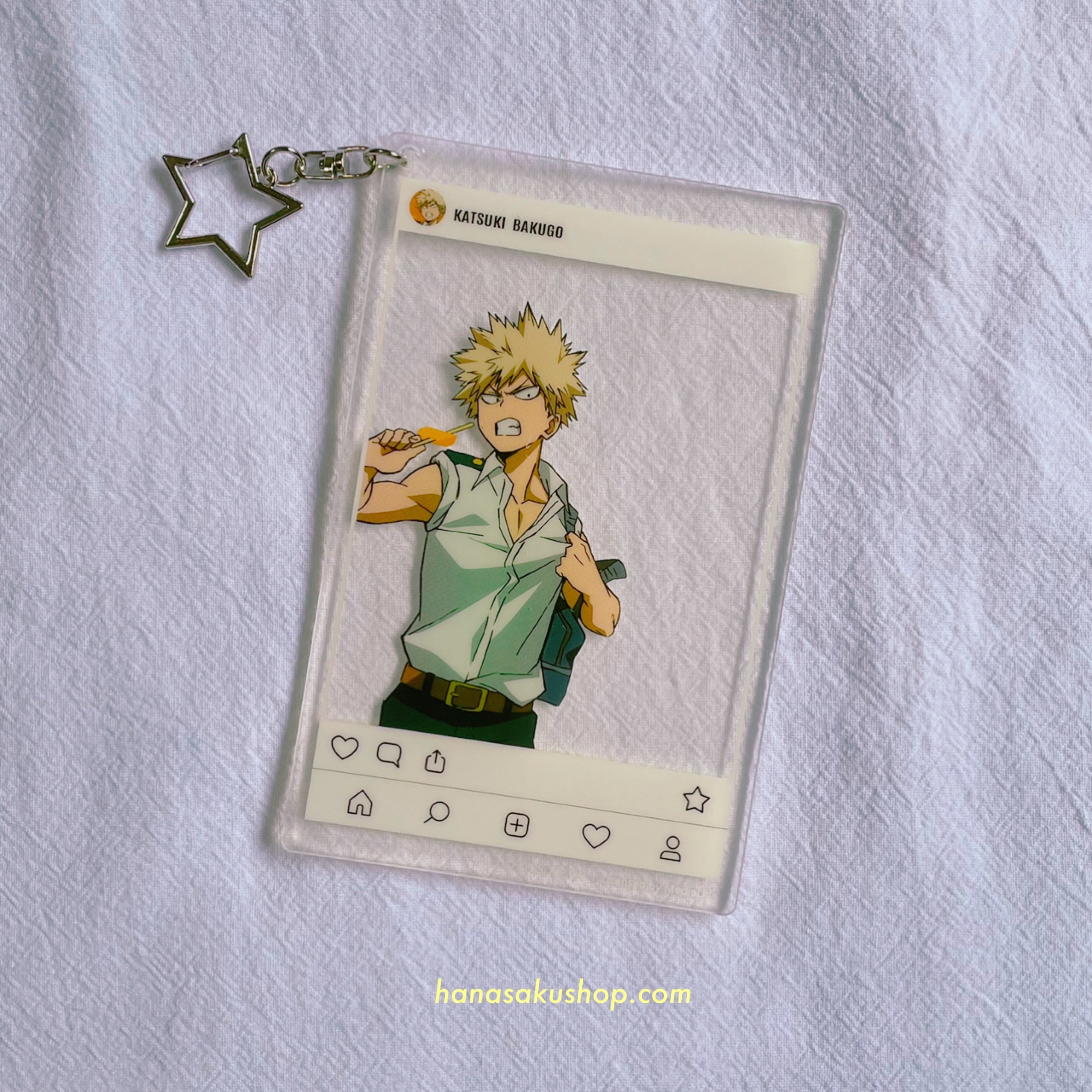 Boku no Hero Academia Instagram Acrylic Keychain - Bakugo