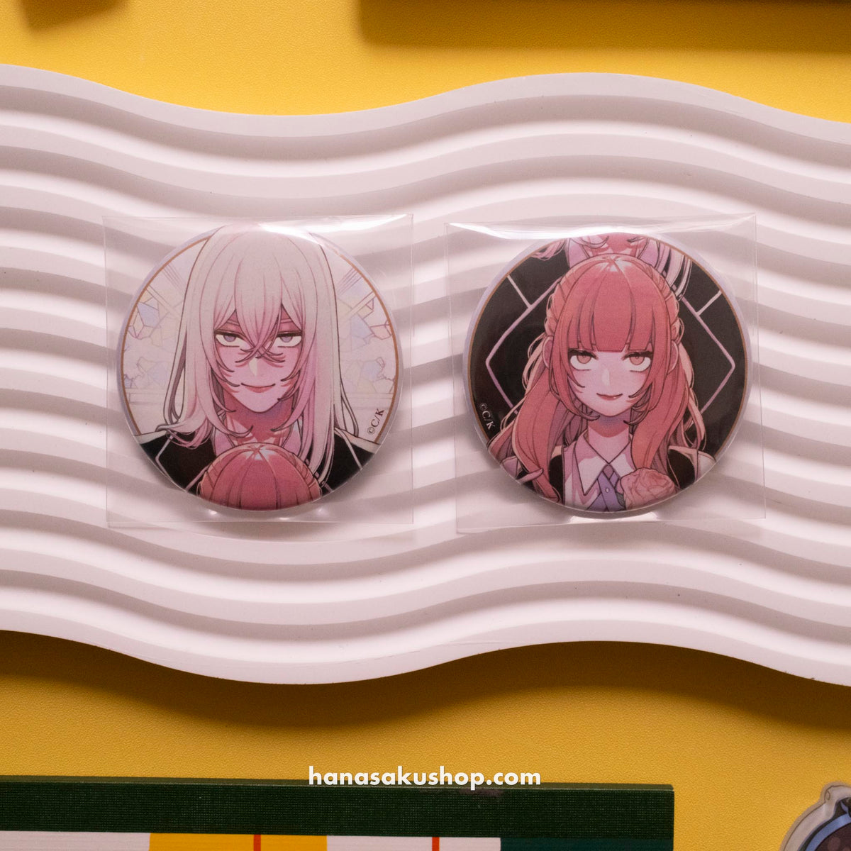 [SET] Fall in Love you False Angels Chara Badge - B