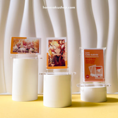 Premium Card Sleeves - Orange Version (57mm X 93mm)