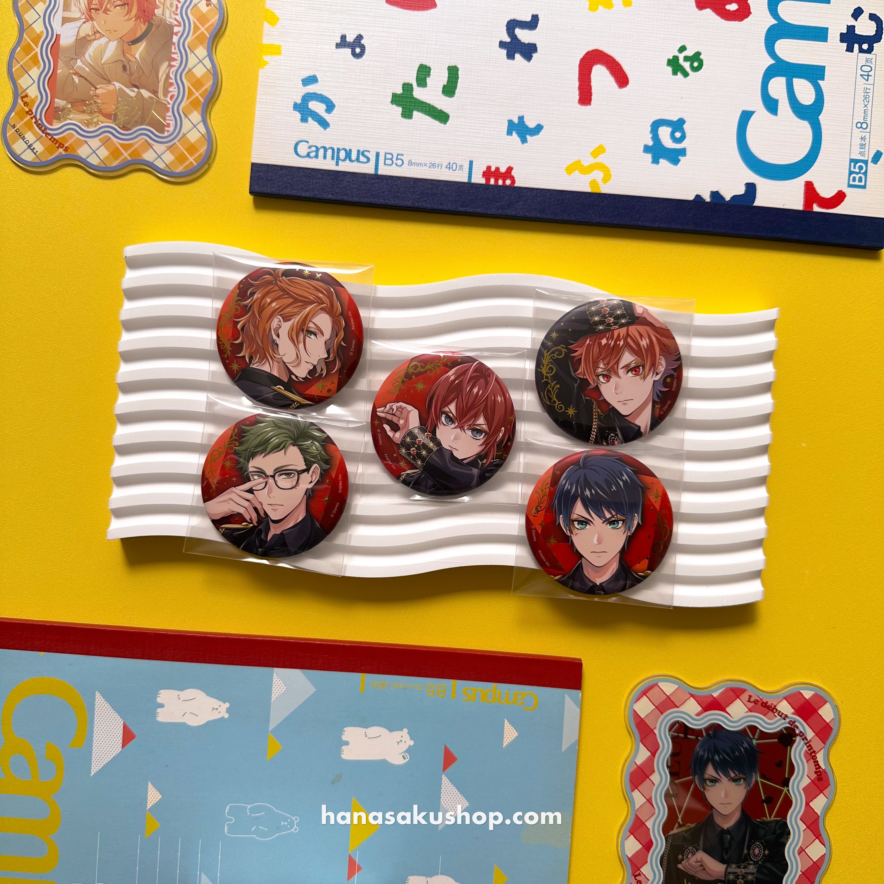 Disney Twisted Wonderland ハーツラビュルバッジ Twisted Wonderland Official Merch – hanasakushop