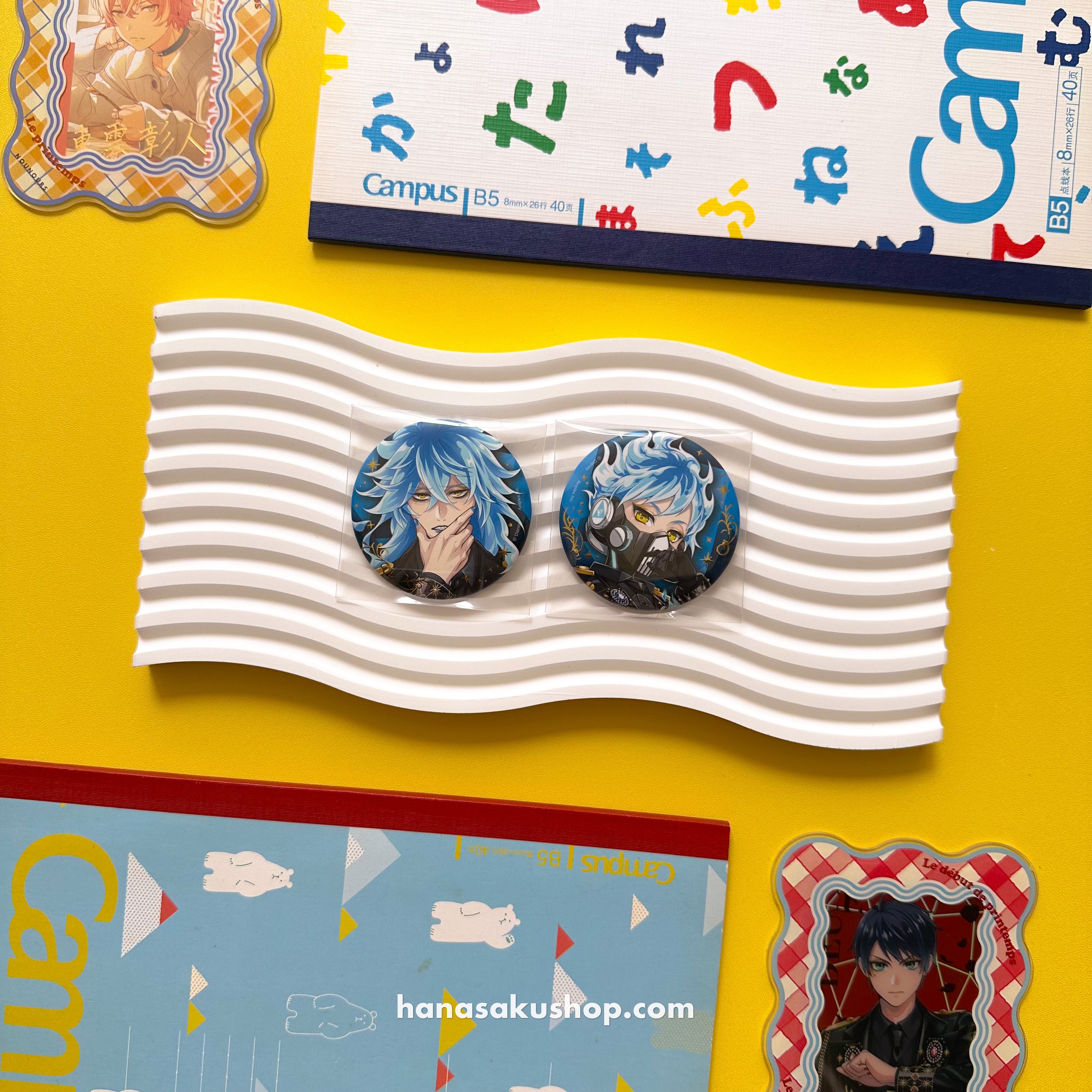 [Indv] Twisted Wonderland 5th Anniv Can Badge - Ignihyde