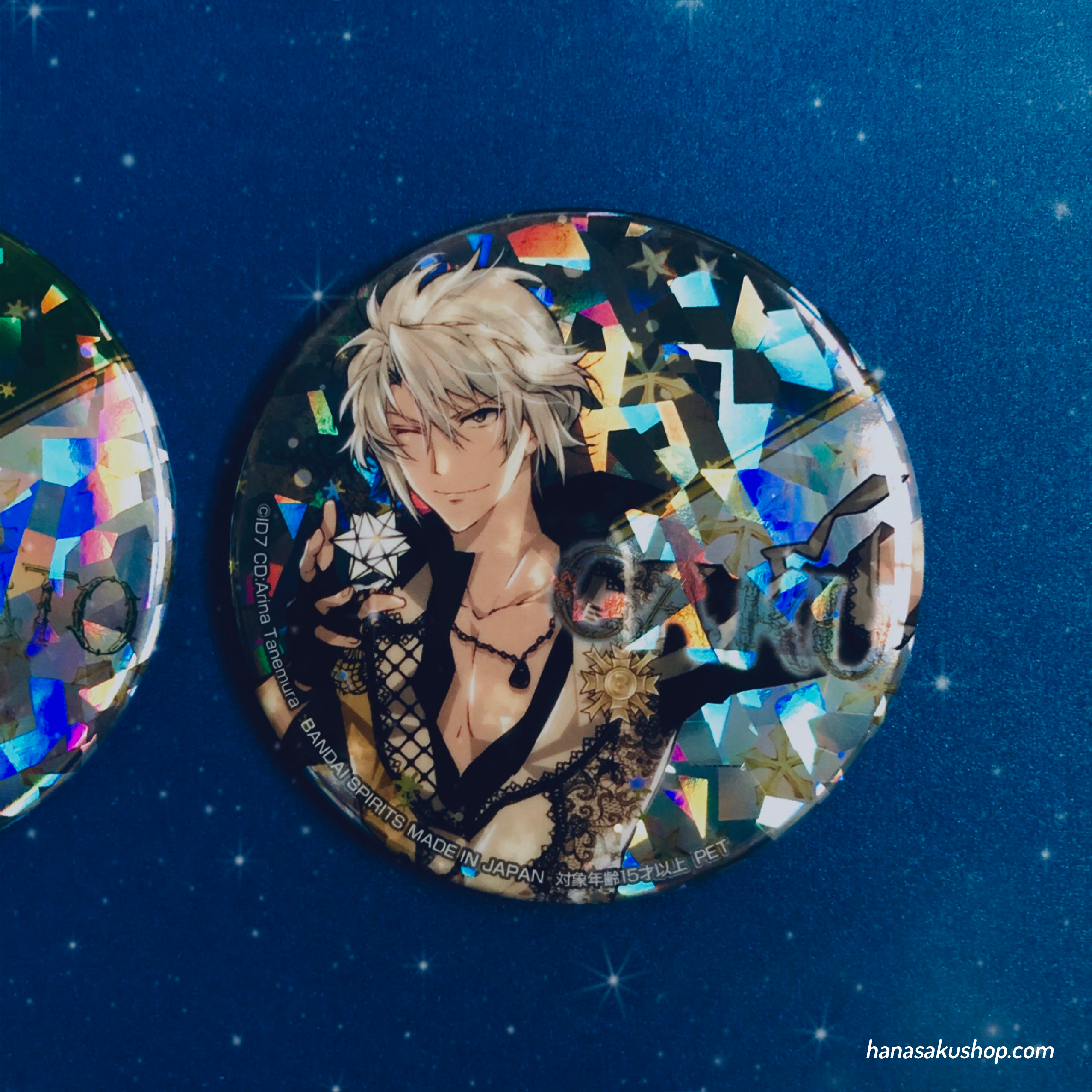 IDOLiSH7 Holographic Can Badge 3rd Anniversary special ver. ~ Gaku