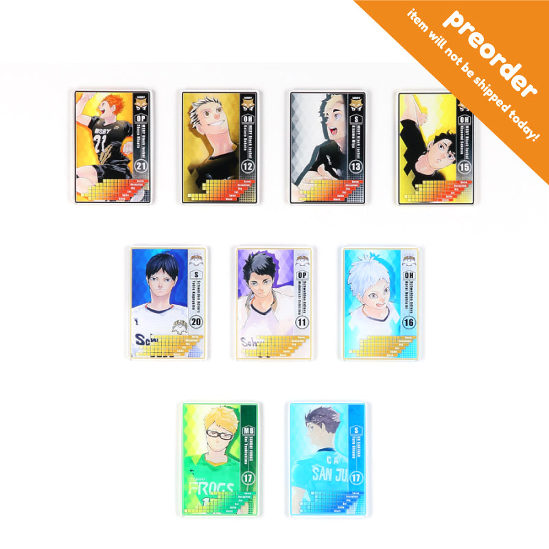 [PO/PROXY] Haikyuu Status Card Collection (Blind)