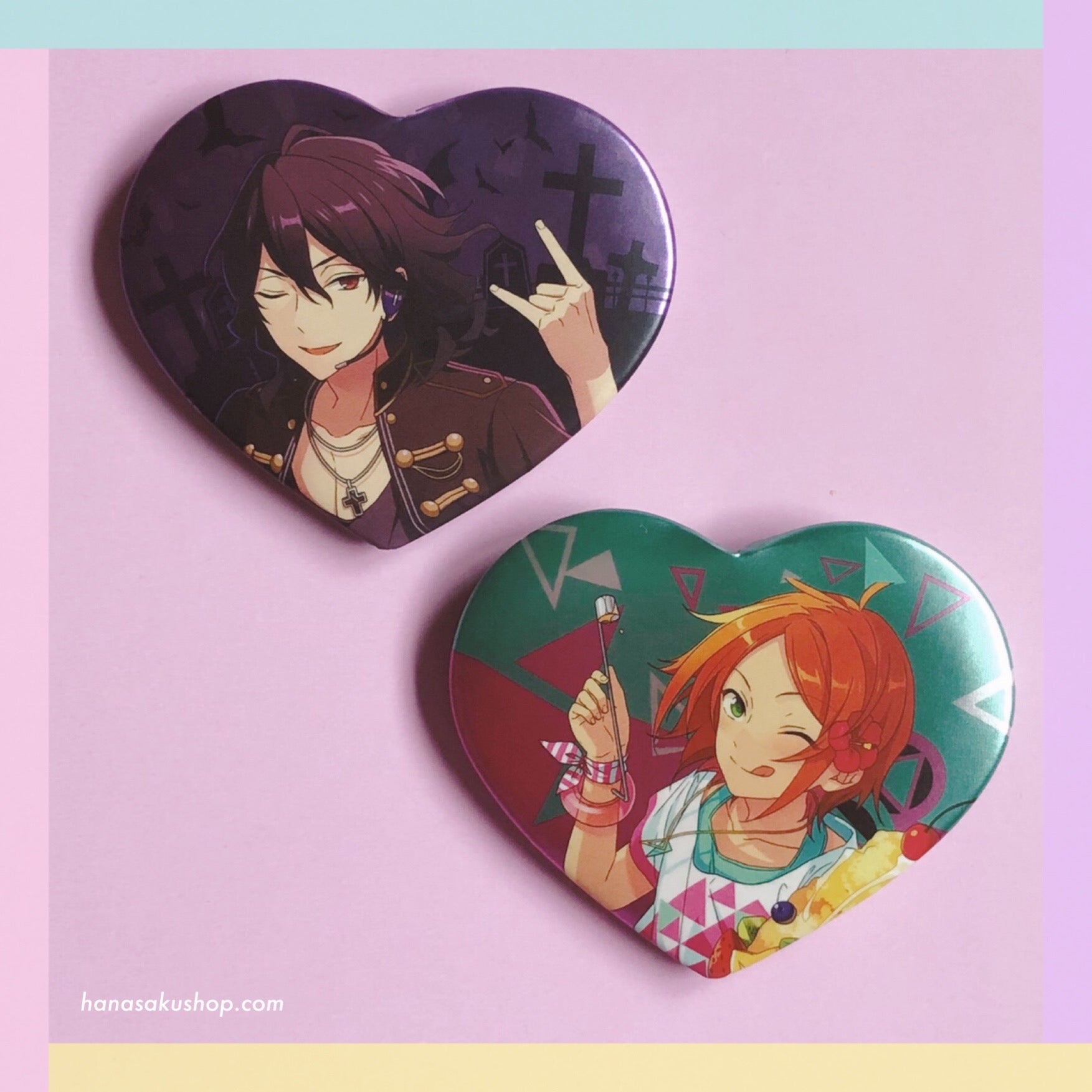 Ensemble Stars! CN Heart Can Badge - Rei