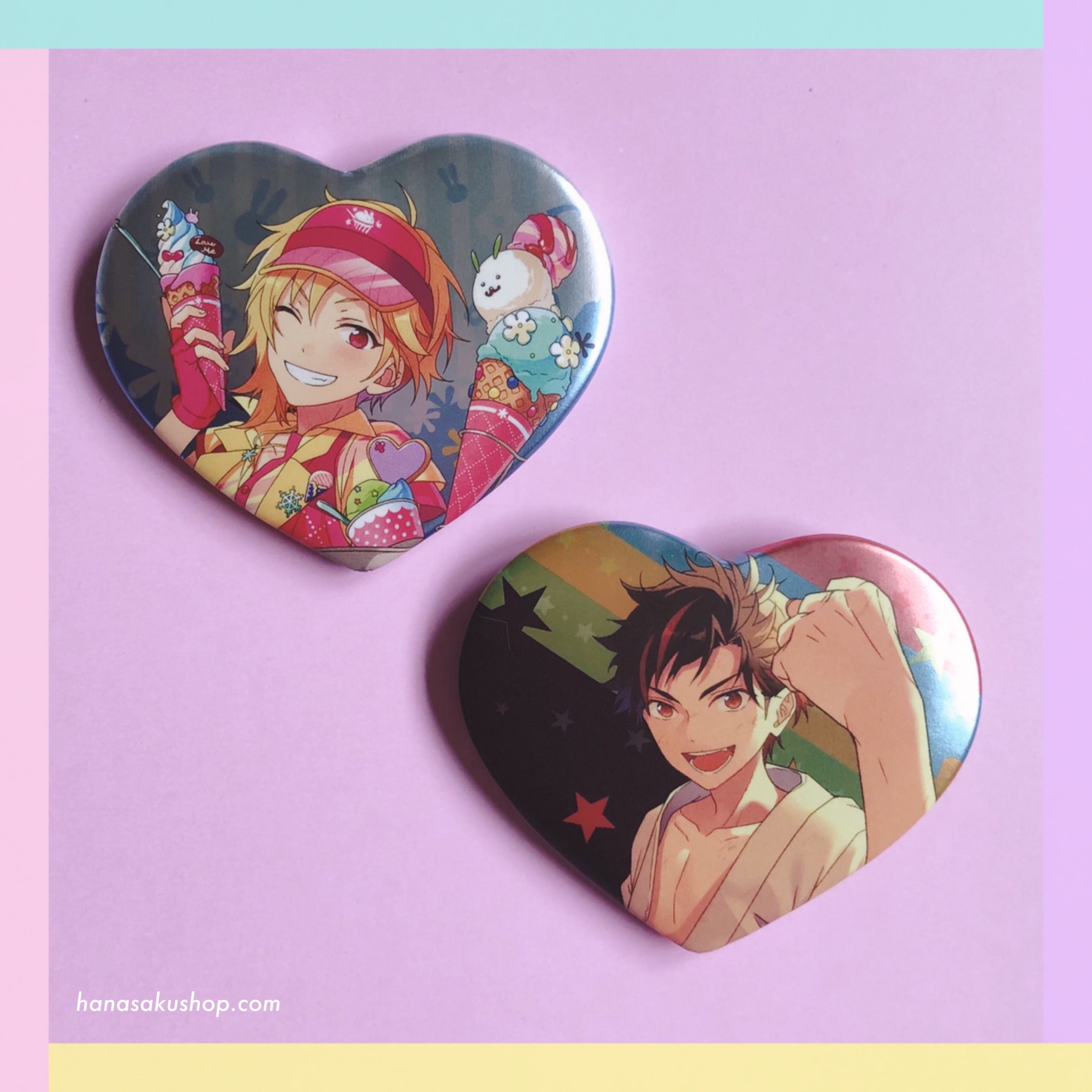 Ensemble Stars! CN Heart Can Badge - Nazuna