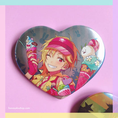 Ensemble Stars! CN Heart Can Badge - Nazuna