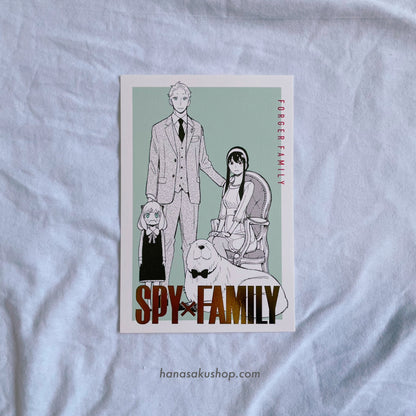 [Jump-store Limited ] SPY×FAMILY Foil Postcard - Forger Family