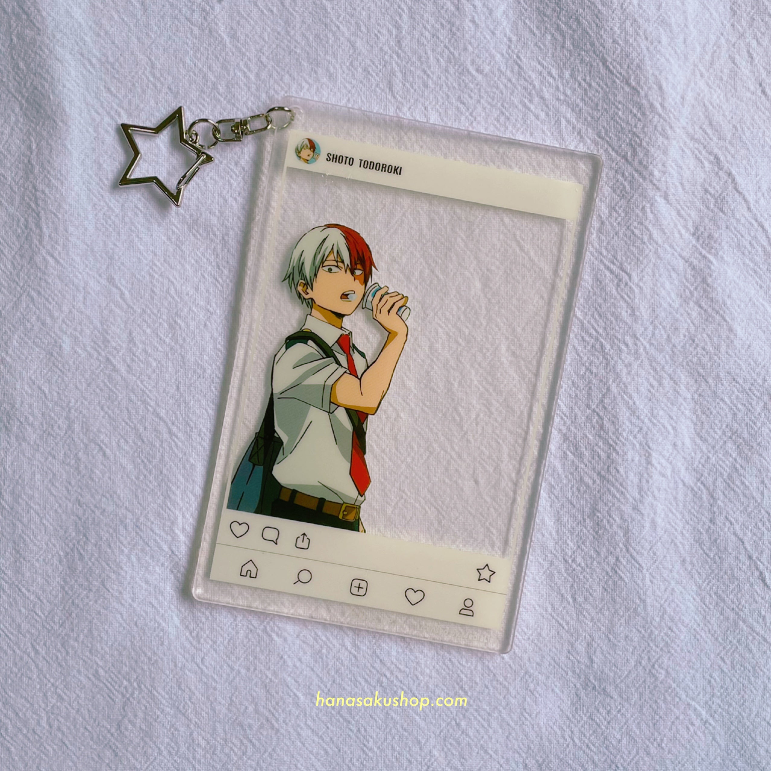 Boku no Hero Academia Instagram Acrylic Keychain - Todoroki