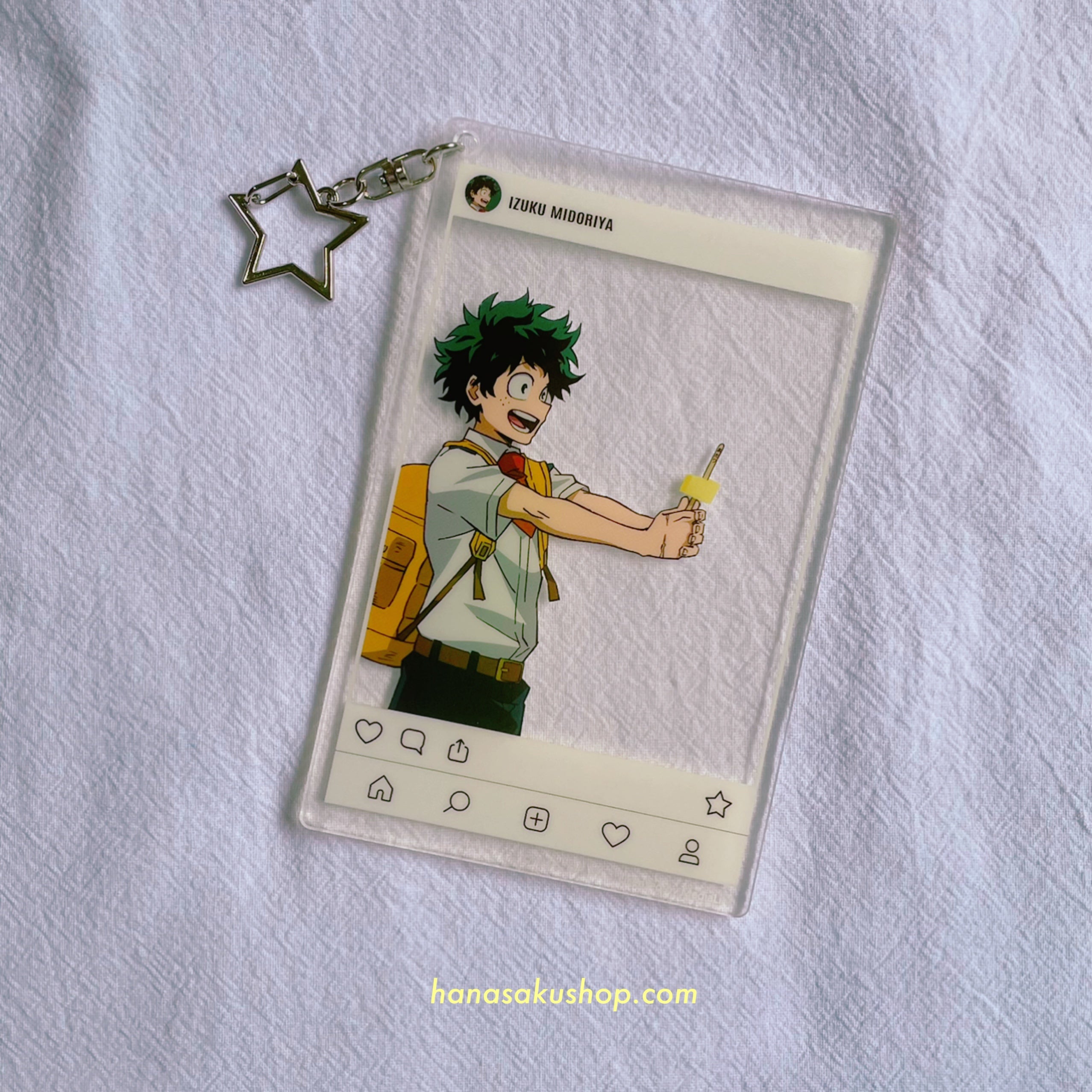 Boku no Hero Academia Instagram Acrylic Keychain - Midoriya