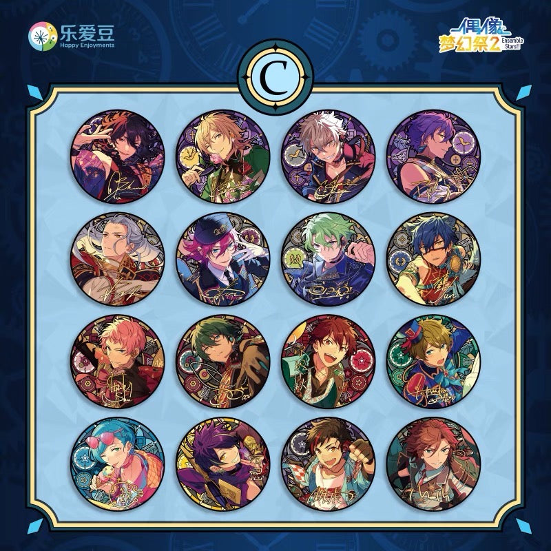 (In-stock) Ensemble Stars CN Can Badges (时光徽章) Box C