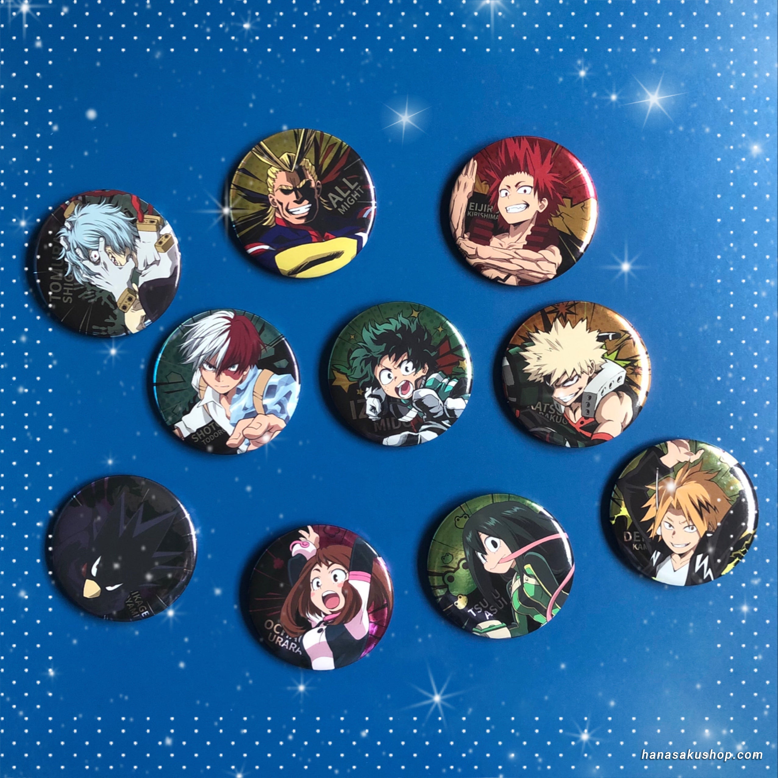 Boku no Hero Academia Metallic Character Badge ~ Midoriya