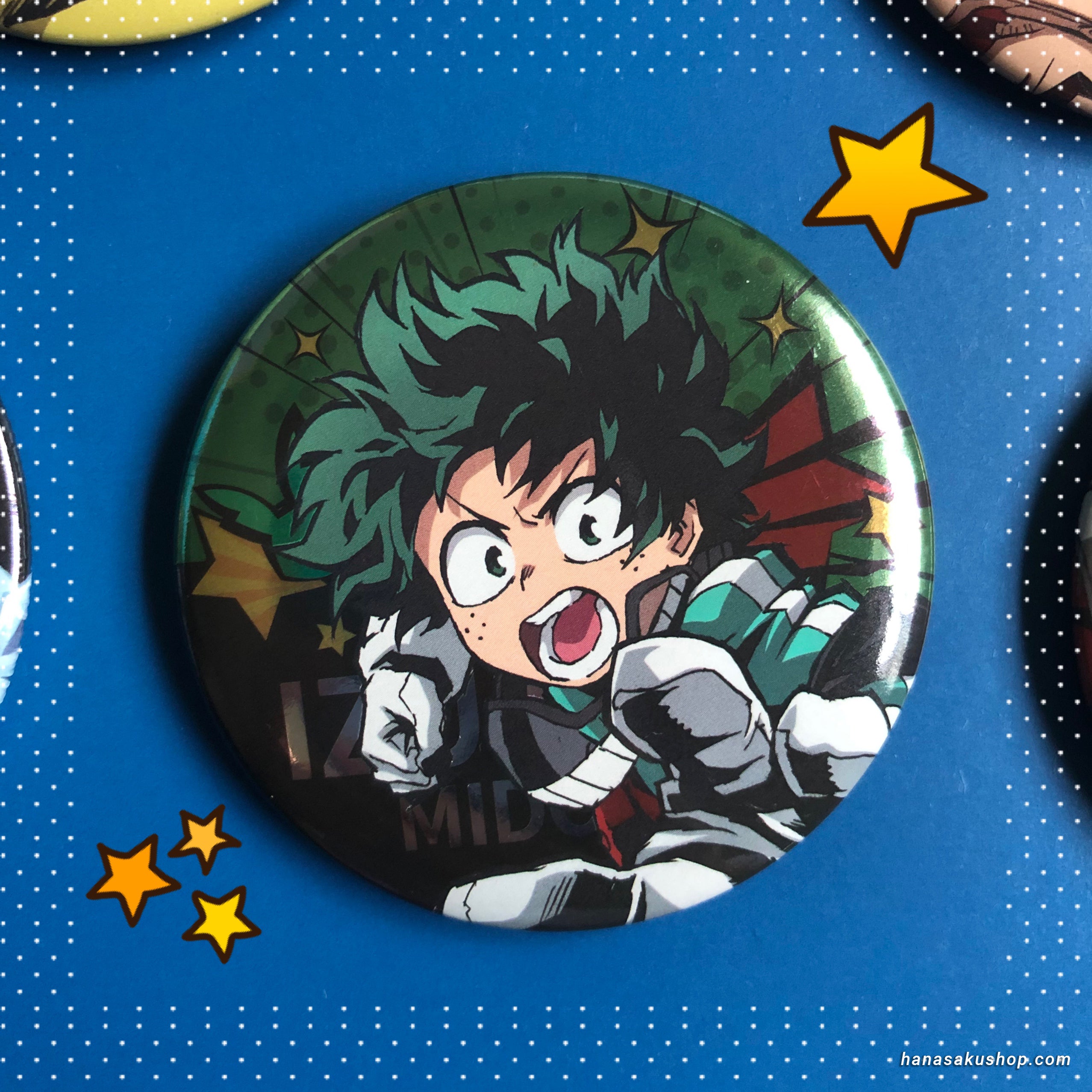 Boku no Hero Academia Metallic Character Badge ~ Midoriya