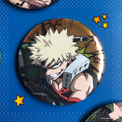 Boku no Hero Academia Metallic Character Badge ~ Bakugo