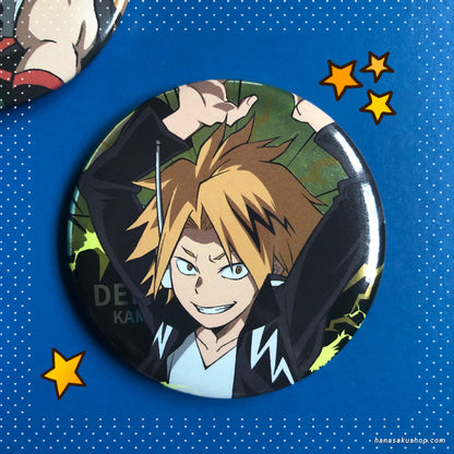 Boku no Hero Academia Metallic Character Badge ~ Kaminari