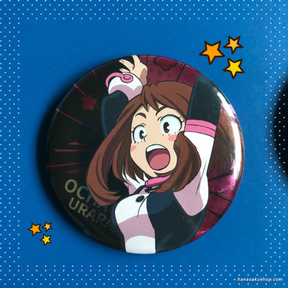 Boku no Hero Academia Metallic Character Badge ~ Uraraka