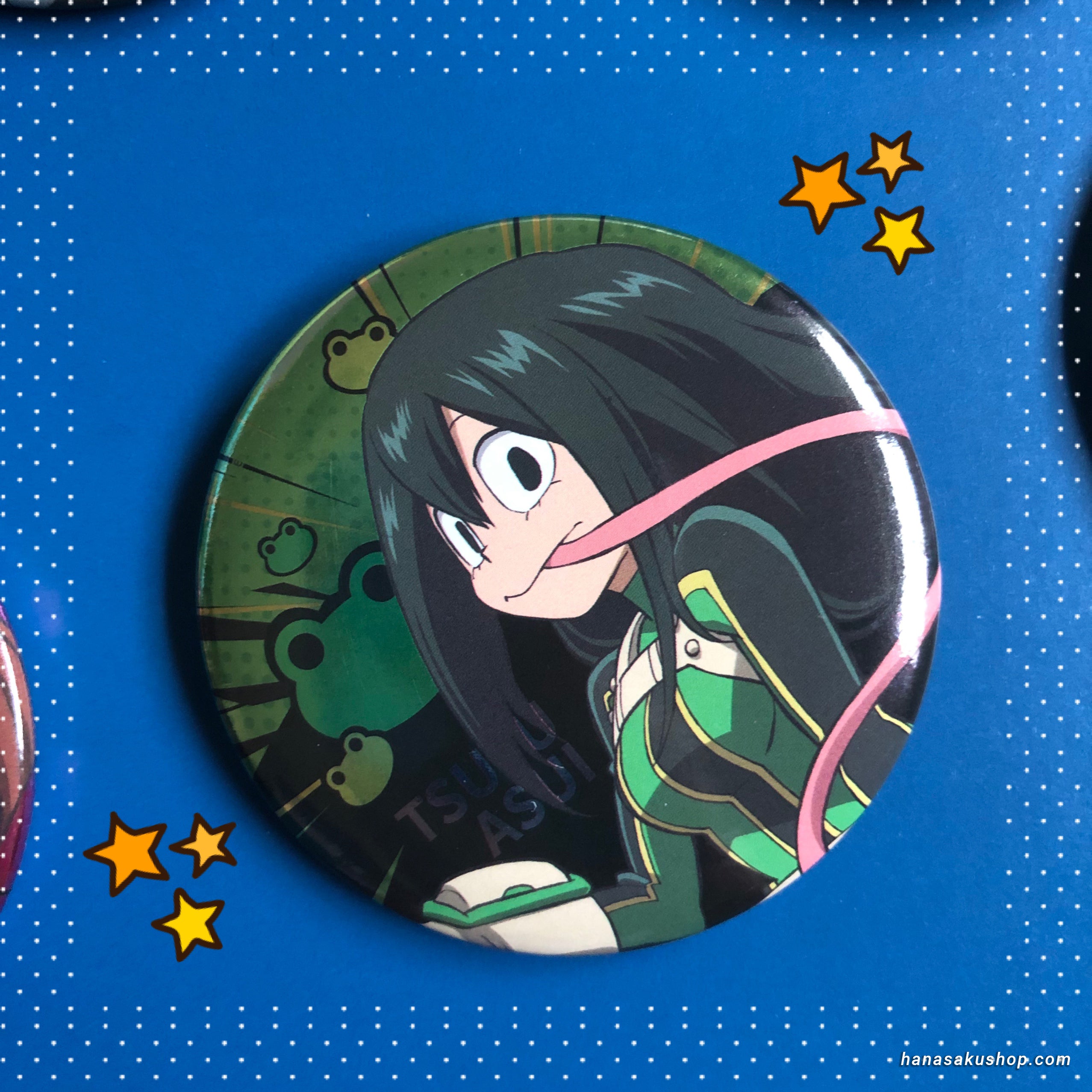 Boku no Hero Academia Metallic Character Badge ~ Asui