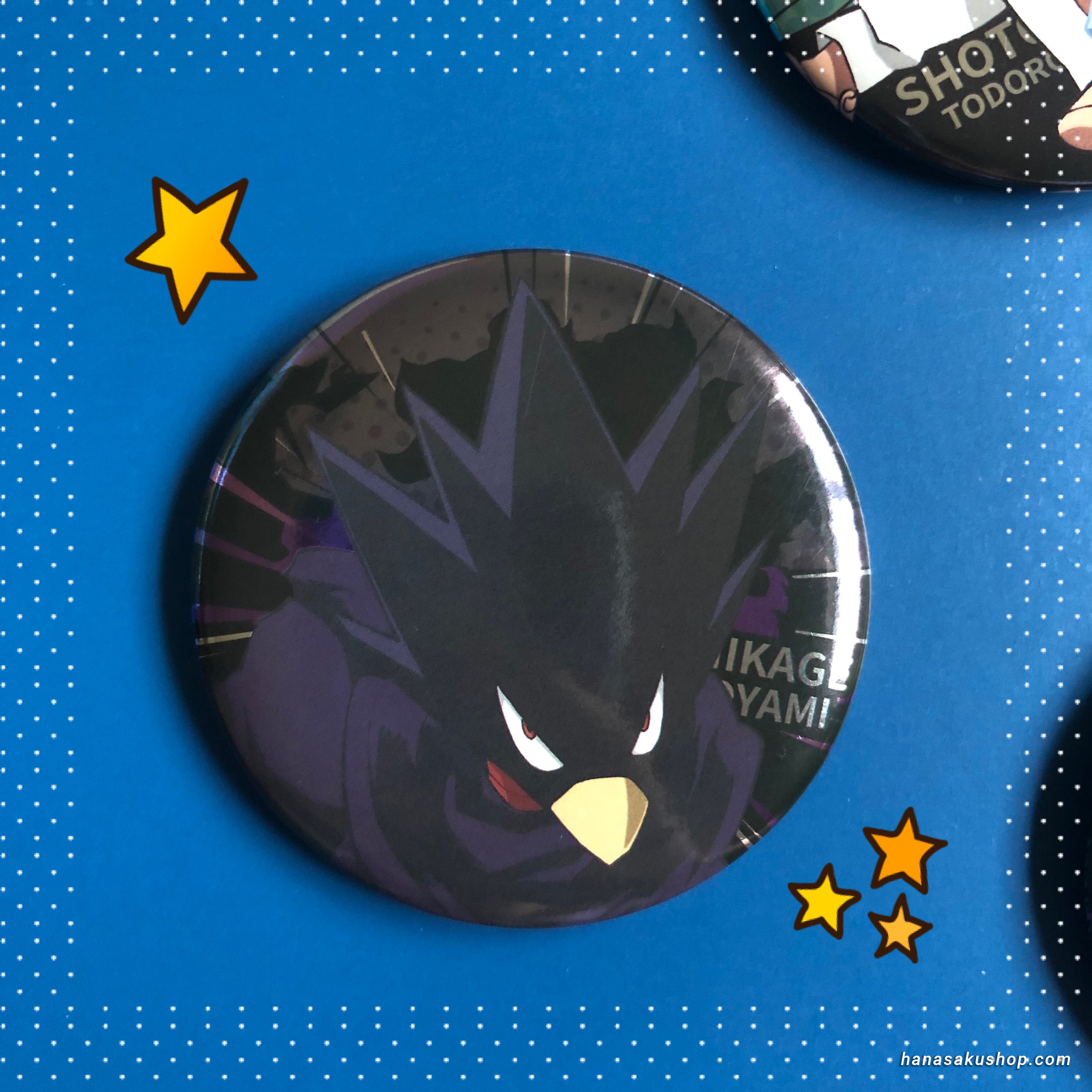 Boku no Hero Academia Metallic Character Badge ~ Tokoyami