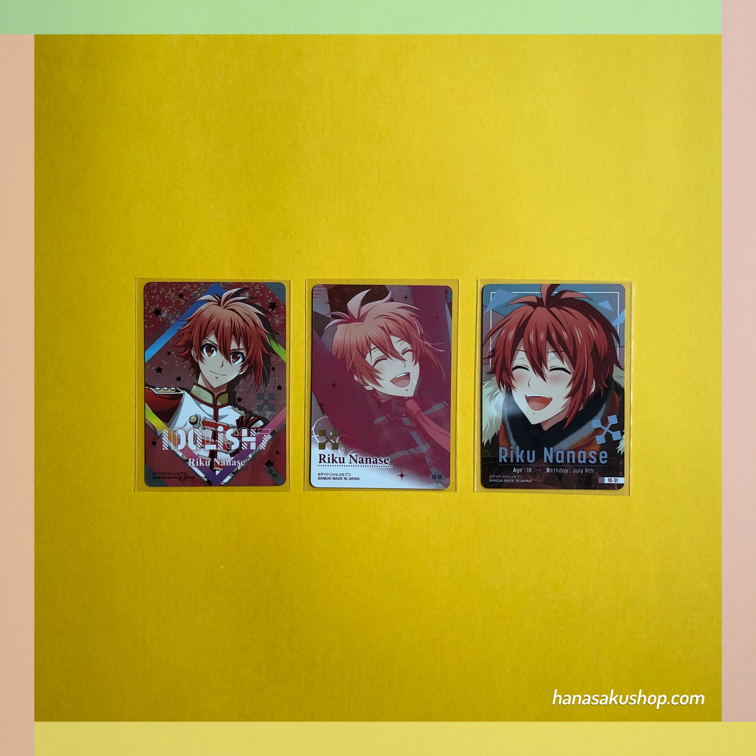 IDOLiSH7 Metal Card Collection 10 ~ Riku set