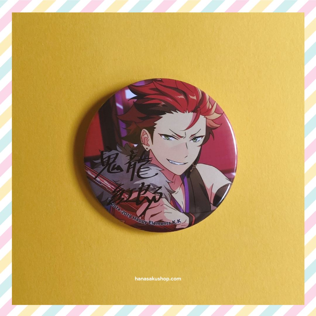 Ensemble Stars!! Portrait Sign Can Badge ~ Kuro Kiryu