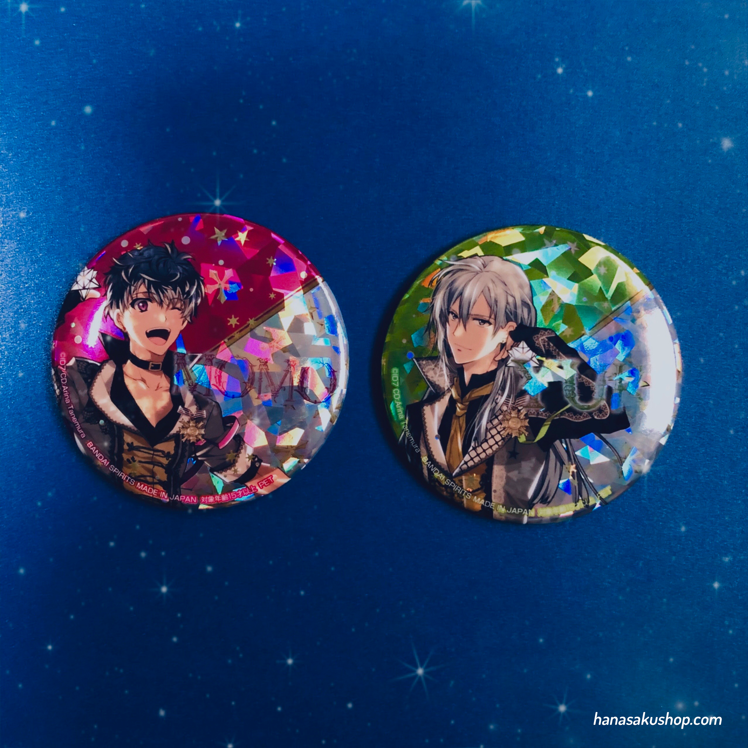 IDOLiSH7 Holographic Can Badge 3rd Anniversary special ver. ~ Momo