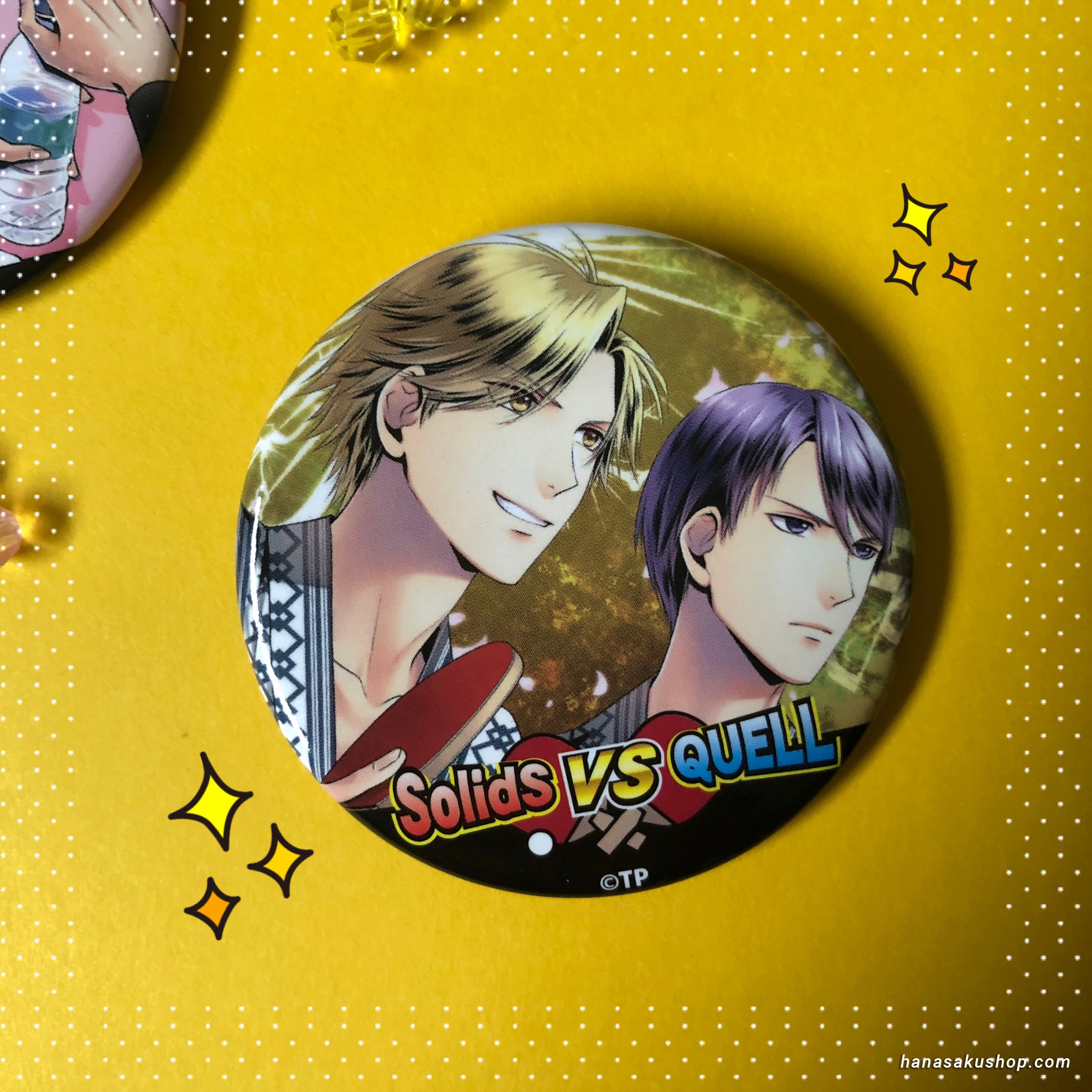 SQ SolidS Super Comic City 26 Character Badge ~ Shiki & Tsubasa