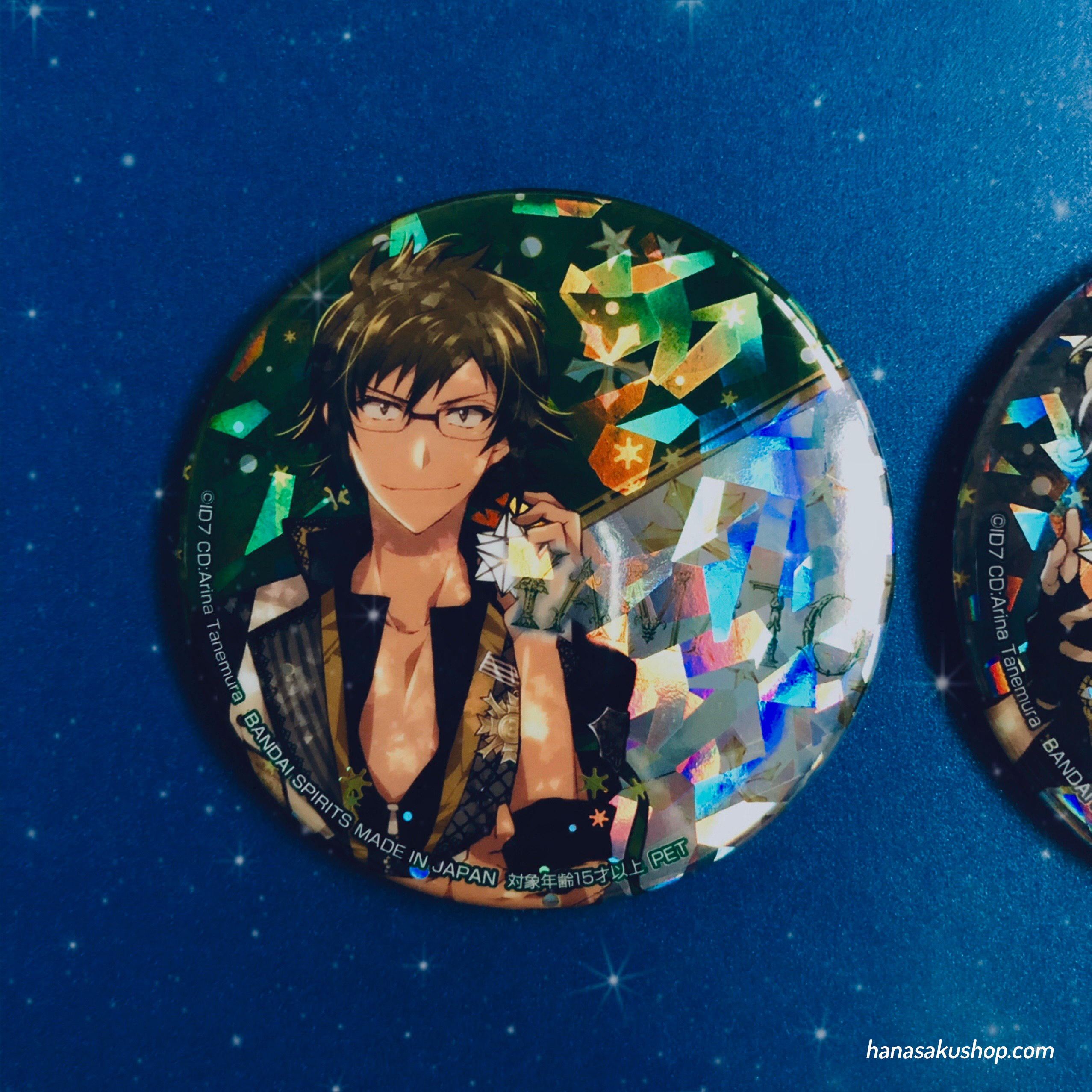 IDOLiSH7 Holographic Can Badge 3rd Anniversary special ver. ~ Yamato