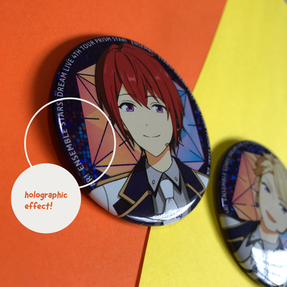 Ensemble Stars! Dream Live 4th Stage (Prism Star) Can Badge - Tsukasa/Arashi